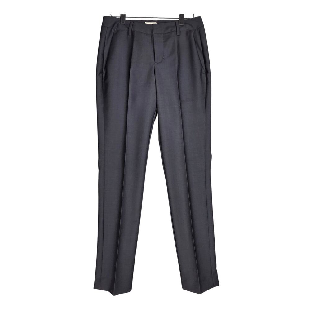 ZADIG & VOLTAIRE WOOL‑MOHAIR PRUNE PANT TROUSERS – DARK GRAY – WOMEN'S SIZE 36